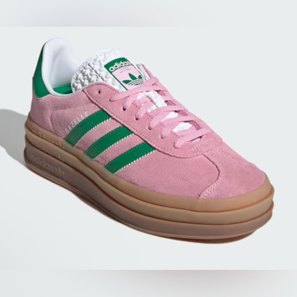 NWT [Adidas] Gazelle Bold Suede Sneakers Tennis Shoes Women’s 5.5 / Men’s 4.5 - Picture 3 of 16